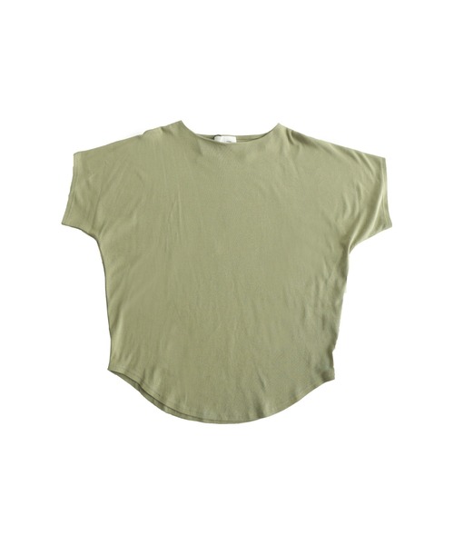 antiqua(アンティカ)の「華奢見せ確実。ボートネックドルマンT(Tシャツ/カットソー・レディース・ブラック/ベージュ/オフホワイト/カーキ/パープル系その他・FREE)」の18枚目の写真