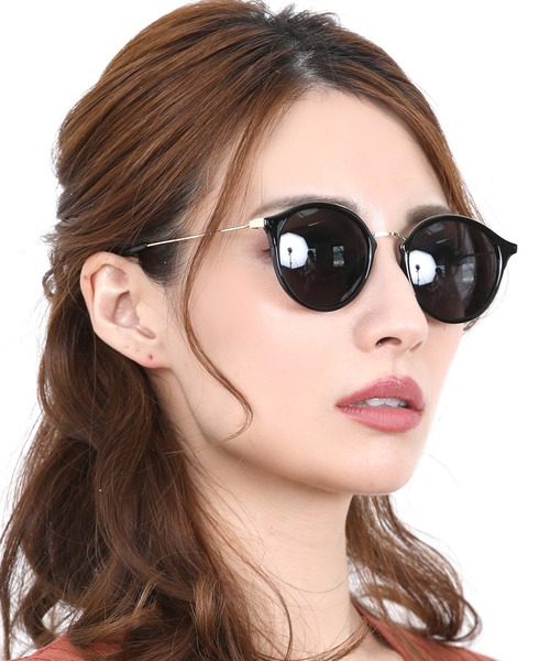 blackdia ocean(ブラックダイヤオーシャン)の「blackdia ocean ボストンサングラス(サングラス・レディース・ブラック系その他/グレー系その他/ブラウン系その他/ベージュ系その他/ブラック系その他2・FREE)」の3枚目の写真