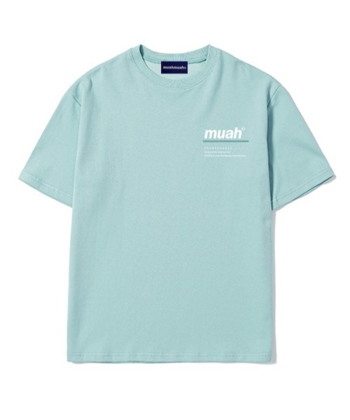 muah muah/ムーアムーア』RED LINE MUAH T-SHIRT/レッドライン