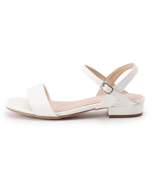 DRESKIP（ドレスキップ）の「◆シンプルストラップサンダル（サンダル・レディース・ブラック/オフホワイト/イエロー・35/45/25）」の8枚目の写真