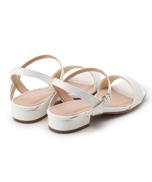 DRESKIP（ドレスキップ）の「◆シンプルストラップサンダル（サンダル・レディース・ブラック/オフホワイト/イエロー・35/45/25）」の9枚目の写真