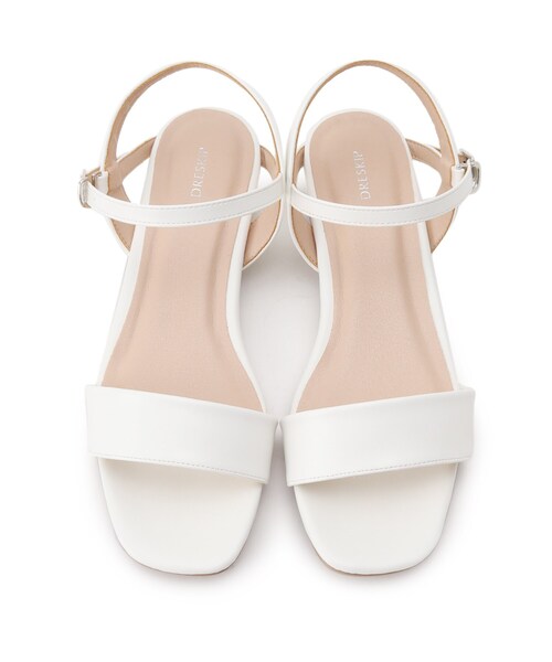 DRESKIP（ドレスキップ）の「◆シンプルストラップサンダル（サンダル・レディース・ブラック/オフホワイト/イエロー・35/45/25）」の10枚目の写真