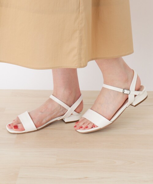 DRESKIP（ドレスキップ）の「◆シンプルストラップサンダル（サンダル・レディース・ブラック/オフホワイト/イエロー・35/45/25）」の12枚目の写真