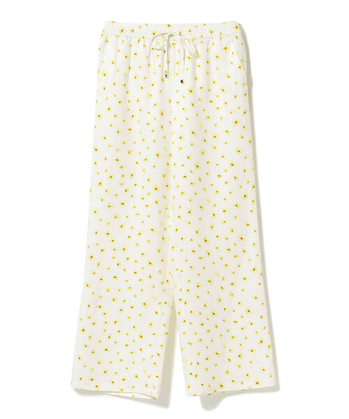 BEAMS LIGHTS（ビームスライツ）の「BEAMS LIGHTS / フラワー イージー パンツ（その他パンツ・レディース・ネイビー/オフホワイト・36/38）」の6枚目の写真