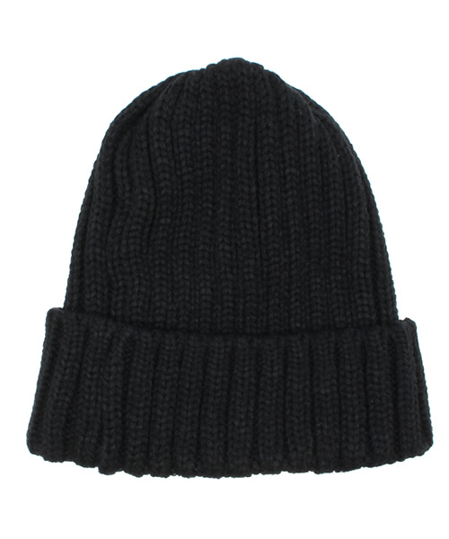 WEGO(ウィゴー)の「WEGO/プレーンリブニットキャップ(ニットキャップ/ビーニー・メンズ・ワイン/ブラック/杢グレー/ネイビー・FREE)」の6枚目の写真