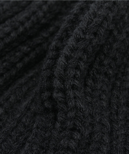 WEGO(ウィゴー)の「WEGO/プレーンリブニットキャップ(ニットキャップ/ビーニー・メンズ・ワイン/ブラック/杢グレー/ネイビー・FREE)」の8枚目の写真