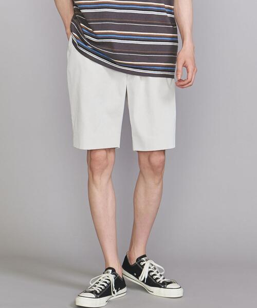 BEAUTY&YOUTH UNITED ARROWS（ビューティーアンドユースユナイテッドアローズ）の「BY POLY/C/L ノープリーツ イージー ショートパンツ（その他パンツ・メンズ・ブラック/ベージュ/オフホワイト・SMALL/MEDIUM/LARGE/X-LARGE）」の2枚目の写真