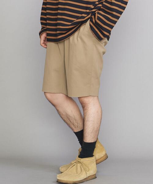 BEAUTY&YOUTH UNITED ARROWS（ビューティーアンドユースユナイテッドアローズ）の「BY POLY/C/L ノープリーツ イージー ショートパンツ（その他パンツ・メンズ・ブラック/ベージュ/オフホワイト・SMALL/MEDIUM/LARGE/X-LARGE）」の11枚目の写真