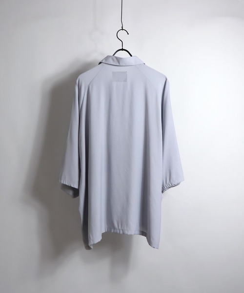 Confirm(コンファーム)の「Confirm / コンファーム 5分袖ラグランビッグシャツ(シャツ/ブラウス・メンズ・ホワイト/ブラック/サックスブルー/グレー・M/L)」の16枚目の写真