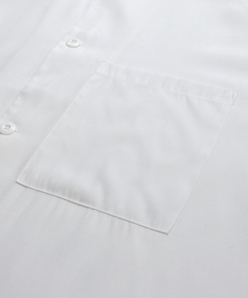 Confirm(コンファーム)の「Confirm / コンファーム 5分袖ラグランビッグシャツ(シャツ/ブラウス・メンズ・ホワイト/ブラック/サックスブルー/グレー・M/L)」の19枚目の写真