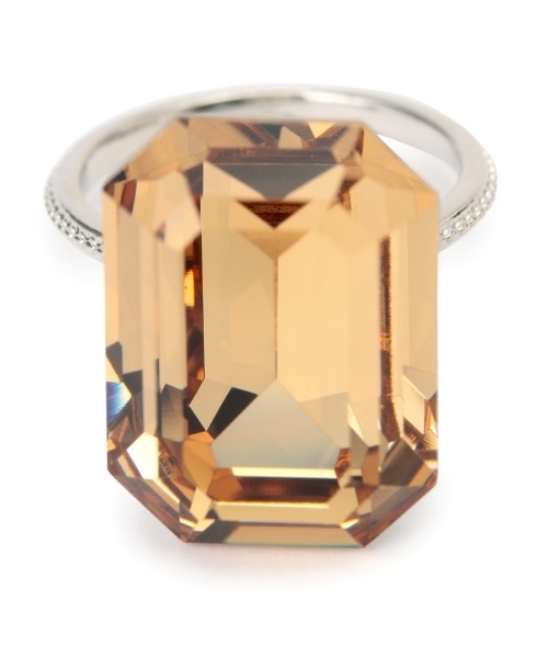 BEAMS BOY（ビームスボーイ）の「◎BEAMS BOY / スワロフスキーリング（リング・レディース・ベージュ/ライトブルー/ホワイト・11/13/9）」の13枚目の写真