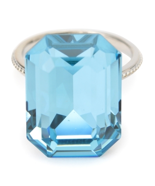 BEAMS BOY（ビームスボーイ）の「◎BEAMS BOY / スワロフスキーリング（リング・レディース・ベージュ/ライトブルー/ホワイト・11/13/9）」の14枚目の写真