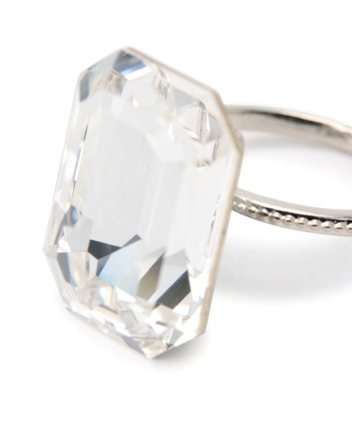 BEAMS BOY（ビームスボーイ）の「◎BEAMS BOY / スワロフスキーリング（リング・レディース・ベージュ/ライトブルー/ホワイト・11/13/9）」の15枚目の写真