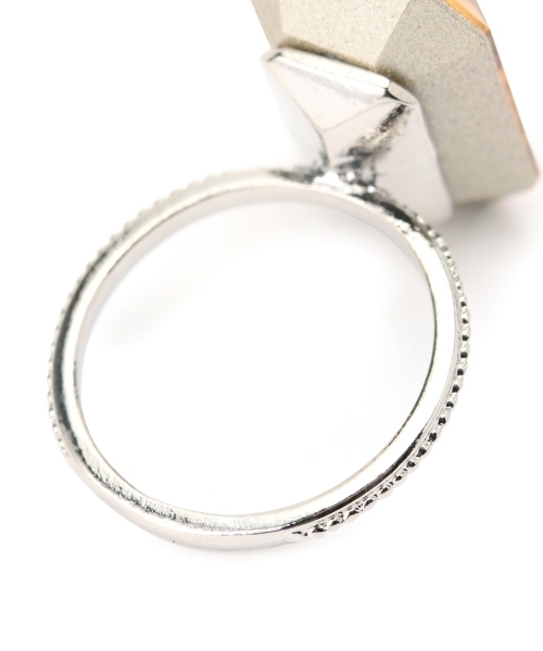 BEAMS BOY（ビームスボーイ）の「◎BEAMS BOY / スワロフスキーリング（リング・レディース・ベージュ/ライトブルー/ホワイト・11/13/9）」の7枚目の写真