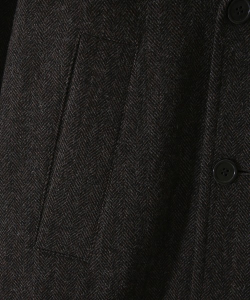 marka（マーカ）の「marka / マーカ：TRENCH COAT - falklandwool tweed -：M21C-12CO01C[COR]（トレンチコート・メンズ・ブラウン系その他・2/1）」の6枚目の写真