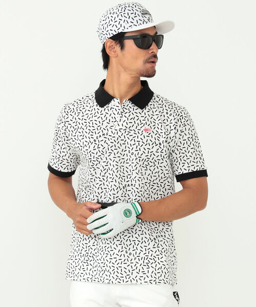 MEN´S＞BEAMS GOLF ORANGE LABEL / メンフィス柄 ポロシャツ
