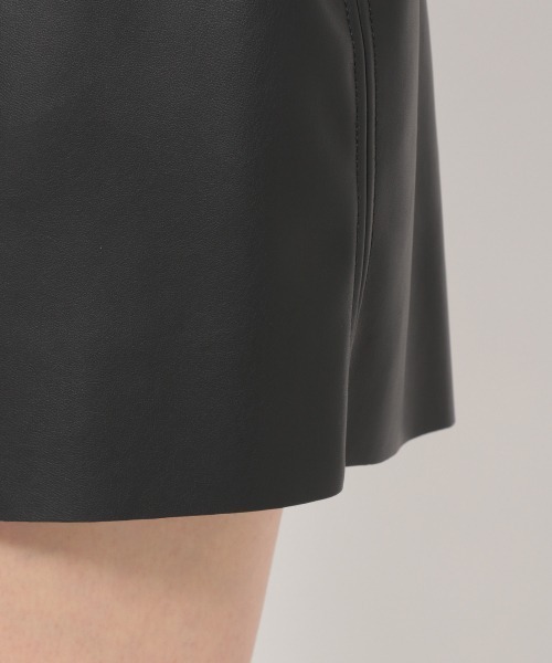JEANASIS（ジーナシス）の「アソートZIPショートパンツスカート/952217（スカート・レディース・ブラック/ブラウン・FREE）」の10枚目の写真
