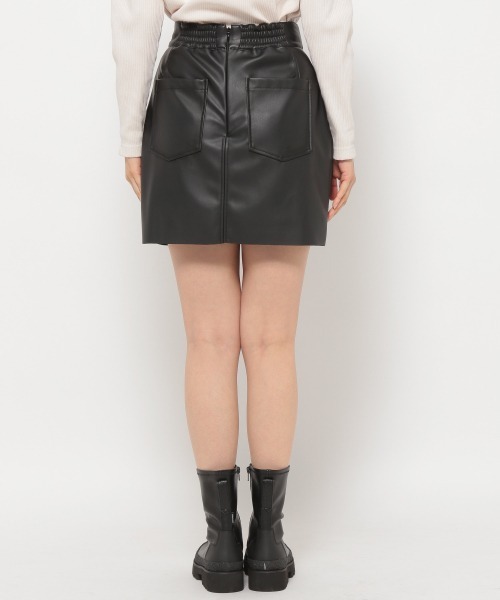 JEANASIS（ジーナシス）の「アソートZIPショートパンツスカート/952217（スカート・レディース・ブラック/ブラウン・FREE）」の11枚目の写真