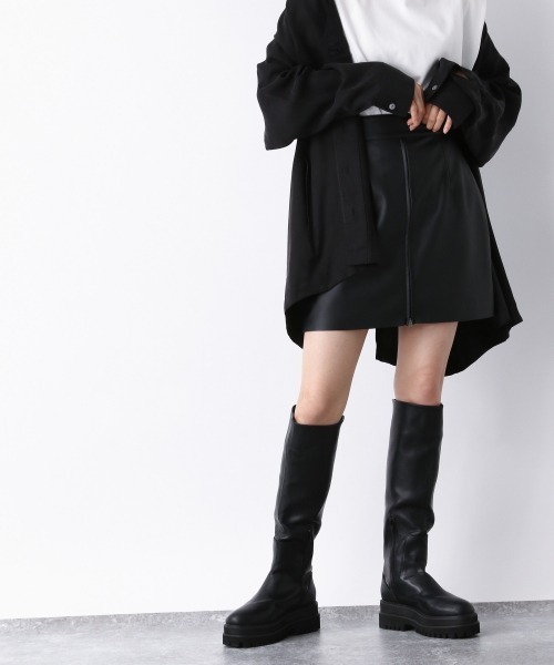 JEANASIS（ジーナシス）の「アソートZIPショートパンツスカート/952217（スカート・レディース・ブラック/ブラウン・FREE）」の18枚目の写真