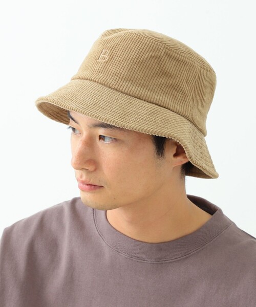 BEAMS HEART（ビームスハート）の「BEAMS HEART / コーデュロイ バケットハット（ハット・メンズ・ブラック/ベージュ/オフホワイト/ブラウン系その他/ホワイト系その他5・ONE SIZE）」の5枚目の写真