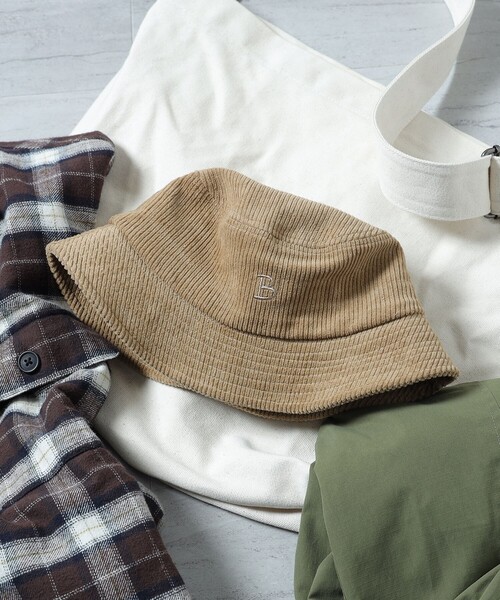 BEAMS HEART（ビームスハート）の「BEAMS HEART / コーデュロイ バケットハット（ハット・メンズ・ブラック/ベージュ/オフホワイト/ブラウン系その他/ホワイト系その他5・ONE SIZE）」の4枚目の写真