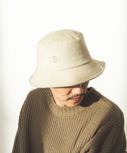 BEAMS HEART（ビームスハート）の「BEAMS HEART / コーデュロイ バケットハット（ハット・メンズ・ブラック/ベージュ/オフホワイト/ブラウン系その他/ホワイト系その他5・ONE SIZE）」の2枚目の写真