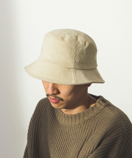 BEAMS HEART（ビームスハート）の「BEAMS HEART / コーデュロイ バケットハット（ハット・メンズ・ブラック/ベージュ/オフホワイト/ブラウン系その他/ホワイト系その他5・ONE SIZE）」の6枚目の写真