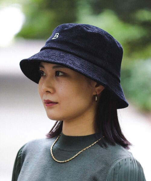 BEAMS HEART（ビームスハート）の「BEAMS HEART / コーデュロイ バケットハット（ハット・メンズ・ブラック/ベージュ/オフホワイト/ブラウン系その他/ホワイト系その他5・ONE SIZE）」の9枚目の写真