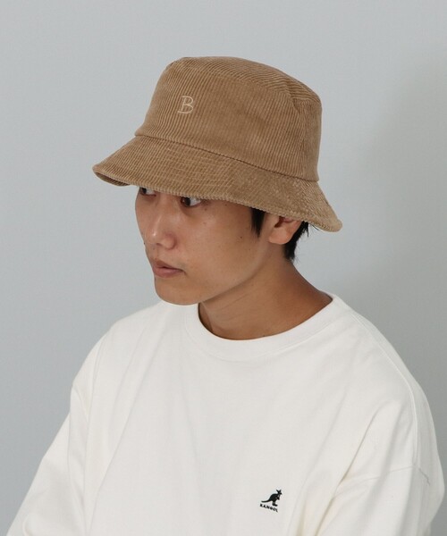 BEAMS HEART（ビームスハート）の「BEAMS HEART / コーデュロイ バケットハット（ハット・メンズ・ブラック/ベージュ/オフホワイト/ブラウン系その他/ホワイト系その他5・ONE SIZE）」の12枚目の写真
