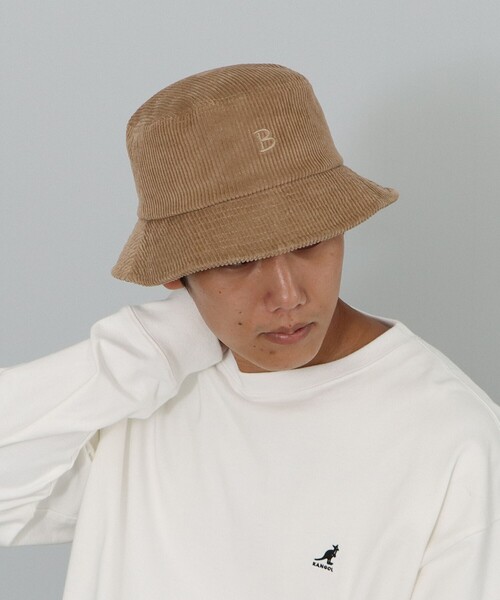 BEAMS HEART（ビームスハート）の「BEAMS HEART / コーデュロイ バケットハット（ハット・メンズ・ブラック/ベージュ/オフホワイト/ブラウン系その他/ホワイト系その他5・ONE SIZE）」の13枚目の写真