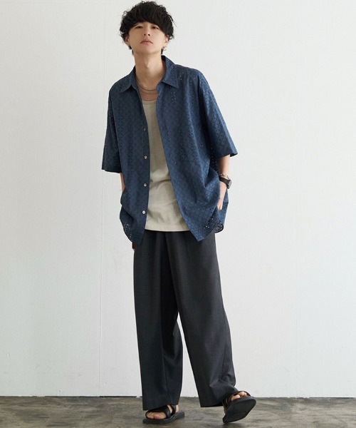 LIDNM(リドム)の「SILVER HOOP PIERCE(ピアス(片耳用)・メンズ・シルバー・FREE)」の9枚目の写真