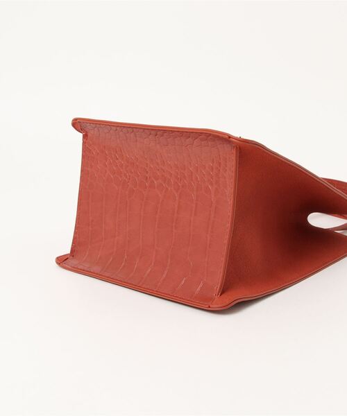 FREE'S MART（フリーズマート）の「型押しスタッズバッグ（ショルダーバッグ・レディース・ブラウン/オレンジ/ライトグリーン・ﾌﾘ-）」の6枚目の写真