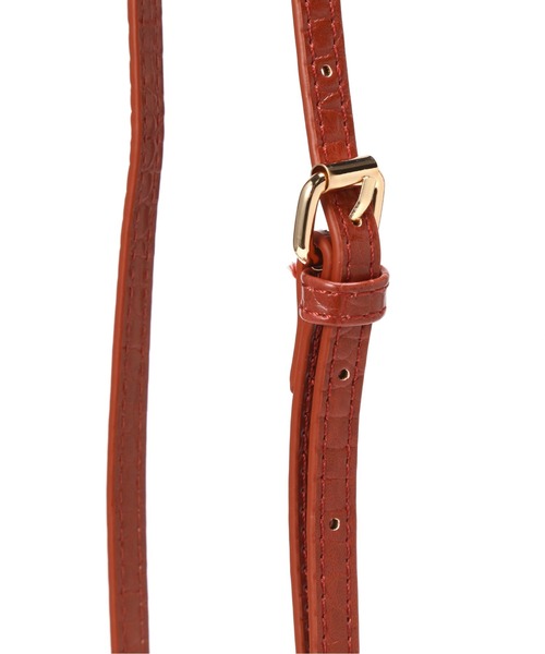 FREE'S MART（フリーズマート）の「型押しスタッズバッグ（ショルダーバッグ・レディース・ブラウン/オレンジ/ライトグリーン・ﾌﾘ-）」の16枚目の写真