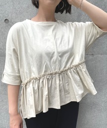 ＪＵＧＬＡＮＳ | ☆ 16’s天竺×ブロード 裾異素材切り替えTOPS(Tシャツ/カットソー)