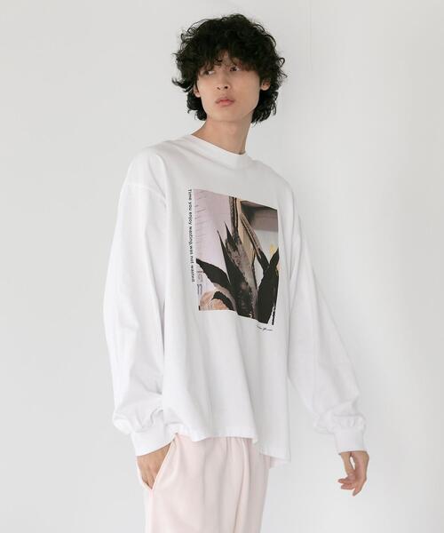 LOS ANGELES APPAREL（ロサンゼルスアパレル）の「【別注】＜LOS ANGELES APPAREL×Ryosuke Yuasa×CITEN＞「LENNO」フォト Tシャツ（Tシャツ/カットソー・メンズ・オフホワイト・L/XL）」の2枚目の写真