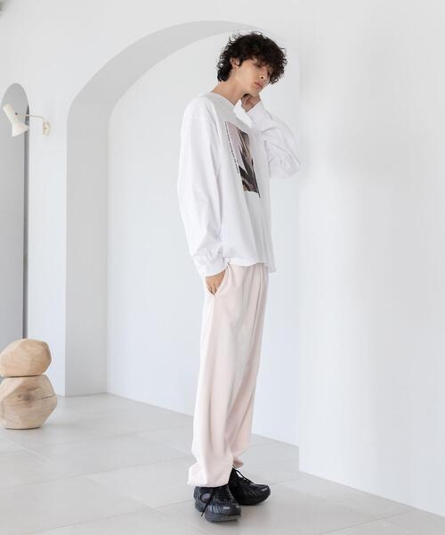 LOS ANGELES APPAREL（ロサンゼルスアパレル）の「【別注】＜LOS ANGELES APPAREL×Ryosuke Yuasa×CITEN＞「LENNO」フォト Tシャツ（Tシャツ/カットソー・メンズ・オフホワイト・L/XL）」の4枚目の写真