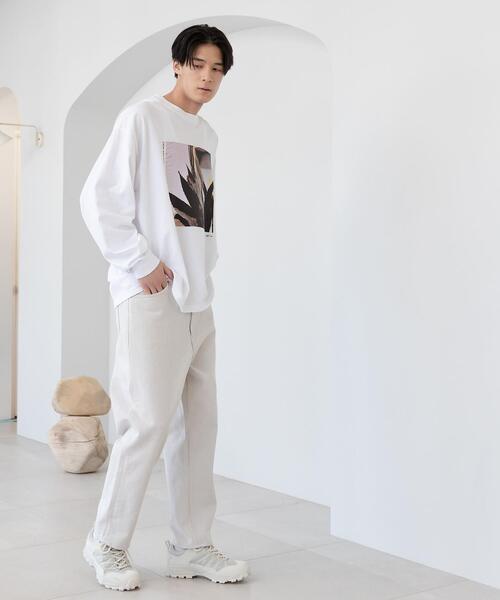 LOS ANGELES APPAREL（ロサンゼルスアパレル）の「【別注】＜LOS ANGELES APPAREL×Ryosuke Yuasa×CITEN＞「LENNO」フォト Tシャツ（Tシャツ/カットソー・メンズ・オフホワイト・L/XL）」の6枚目の写真