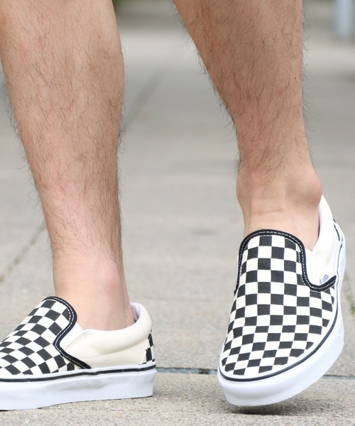 VANS（バンズ）の「VANS/バンズ Classic Slip-On スリッポン チェッカー柄 2026年春夏（スリッポン・メンズ・ブラック×ホワイト・5/6/7/8/8h/9/9h/10/7h/6h/5h/10h）」の14枚目の写真