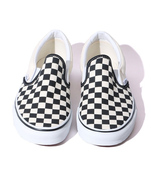 VANS（バンズ）の「VANS/バンズ Classic Slip-On スリッポン チェッカー柄 2026年春夏（スリッポン・メンズ・ブラック×ホワイト・5/6/7/8/8h/9/9h/10/7h/6h/5h/10h）」の9枚目の写真