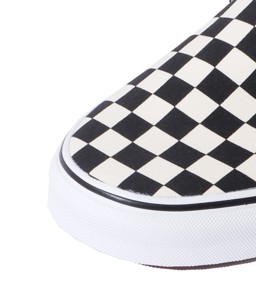 VANS（バンズ）の「VANS/バンズ Classic Slip-On スリッポン チェッカー柄 2026年春夏（スリッポン・メンズ・ブラック×ホワイト・5/6/7/8/8h/9/9h/10/7h/6h/5h/10h）」の4枚目の写真