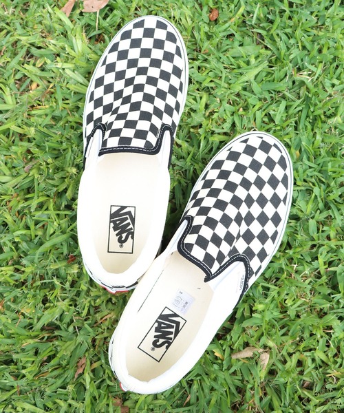 VANS（バンズ）の「VANS/バンズ Classic Slip-On スリッポン チェッカー柄 2026年春夏（スリッポン・メンズ・ブラック×ホワイト・5/6/7/8/8h/9/9h/10/7h/6h/5h/10h）」の18枚目の写真