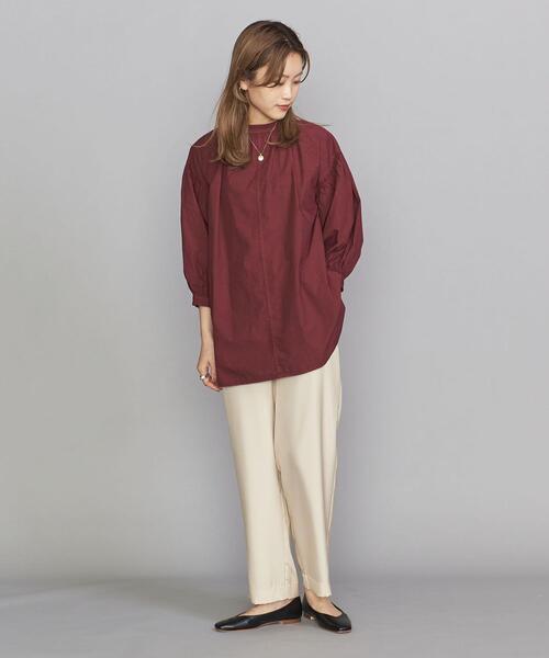 BEAUTY&YOUTH UNITED ARROWS（ビューティーアンドユースユナイテッドアローズ）の「BY ツイルドローストイージー ライナー付き パンツ -ウォッシャブル-◆（その他パンツ・レディース・ナチュラル・SMALL/MEDIUM/LARGE）」の2枚目の写真