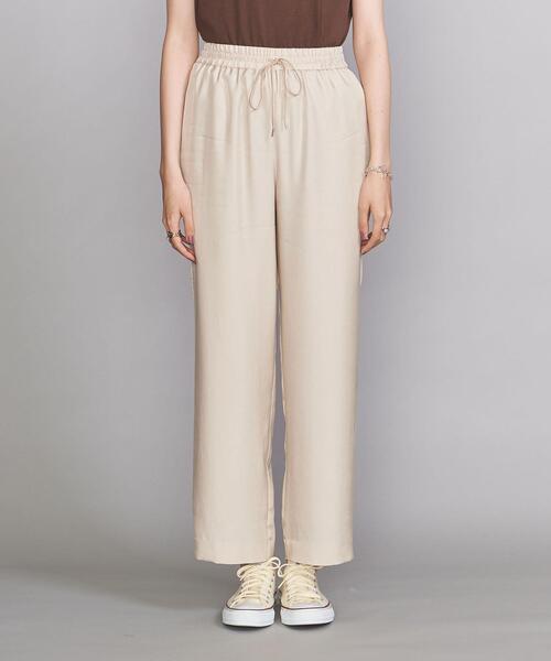 BEAUTY&YOUTH UNITED ARROWS（ビューティーアンドユースユナイテッドアローズ）の「BY ツイルドローストイージー ライナー付き パンツ -ウォッシャブル-◆（その他パンツ・レディース・ナチュラル・SMALL/MEDIUM/LARGE）」の4枚目の写真