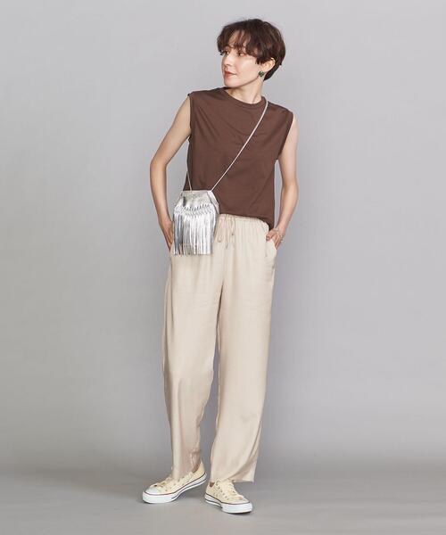 BEAUTY&YOUTH UNITED ARROWS（ビューティーアンドユースユナイテッドアローズ）の「BY ツイルドローストイージー ライナー付き パンツ -ウォッシャブル-◆（その他パンツ・レディース・ナチュラル・SMALL/MEDIUM/LARGE）」の8枚目の写真