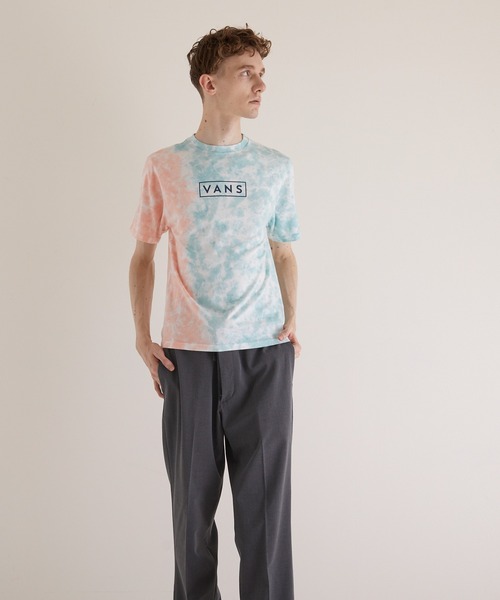 セール】【VANS】VANS TIE DYE EASY BOX SS BOYS T タイダイ染め