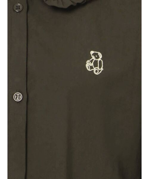 merry jenny（メリージェニー）の「フリルカラーbear刺繍ワンピース（ワンピース・レディース・オフホワイト/ブラック/ボルドー/ブラウン・FREE）」の15枚目の写真