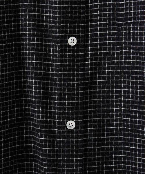 Steven Alan（スティーブンアラン）の「＜Steven Alan＞ 40/1 NEL CHECK REGULAR COLLAR SHIRT-LOOSE/シャツ（シャツ/ブラウス・メンズ・ライトグレー/ブラック/その他1/その他2/その他3/ロイヤルブルー・S/M/L/XL）」の17枚目の写真