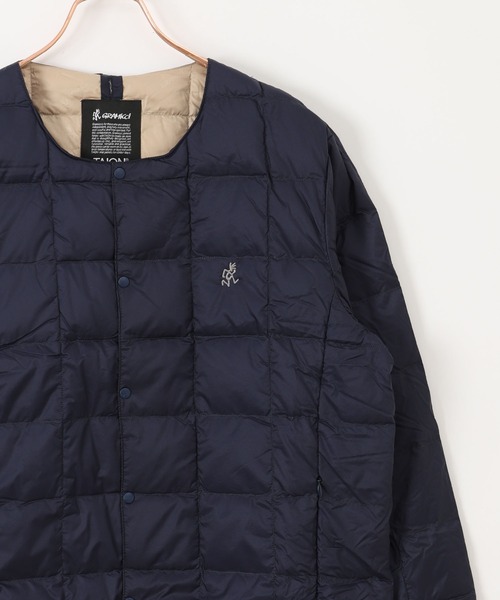 Gramicci（グラミチ）の「【GRAMICCI×TAION】 INNER DOWN JACKET TG-1F-001（ダウンジャケット/コート・メンズ・マスタード/オリーブ/ベージュ/ネイビー/ブラック・SMALL/MEDIUM/LARGE/X-LARGE）」の4枚目の写真
