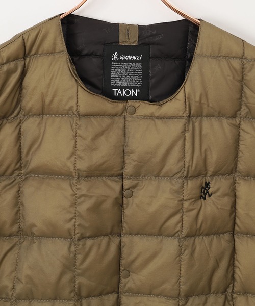 Gramicci（グラミチ）の「【GRAMICCI×TAION】 INNER DOWN JACKET TG-1F-001（ダウンジャケット/コート・メンズ・マスタード/オリーブ/ベージュ/ネイビー/ブラック・SMALL/MEDIUM/LARGE/X-LARGE）」の19枚目の写真