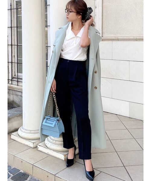 RESEXXY（リゼクシー）の「ベーシックテーパードパンツ（その他パンツ・レディース・ブラック/ベージュ/ピンク・FREE）」の6枚目の写真